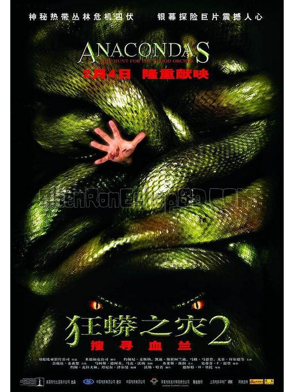 SRB17093 【狂蟒之災2：搜尋血蘭/ Anacondas：The Hunt For The Blood Orchid】電影 BD50G 不附粵配 附中文字幕 01碟