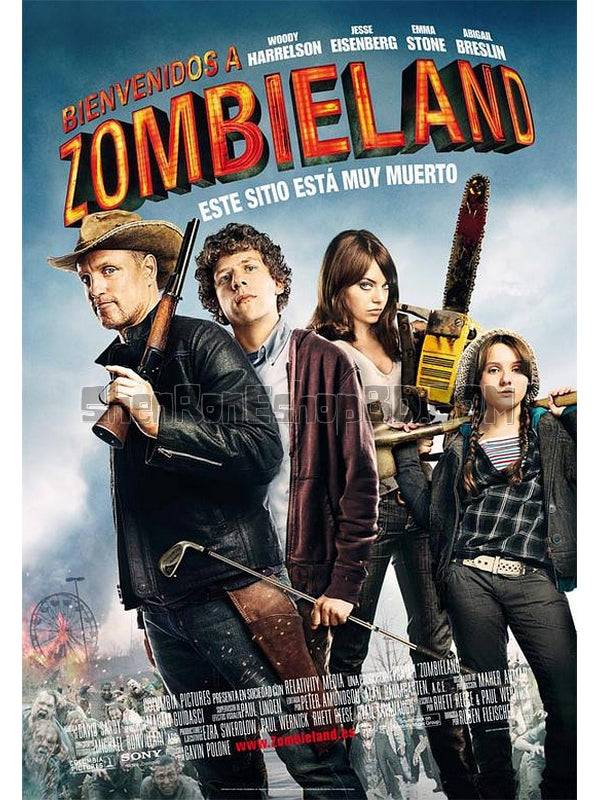 SRB17447 【喪屍樂園/ 屍樂園/ 僵屍領地/ Zombieland】電影 BD50G 不附粵配 附中文字幕 01碟