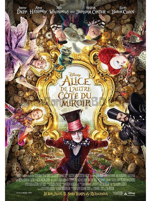 SRB17584 【愛麗絲夢遊仙境2：鏡中奇遇記/ Alice Through The Looking Glass】電影 3D 不附粵配 附中文字幕 01碟