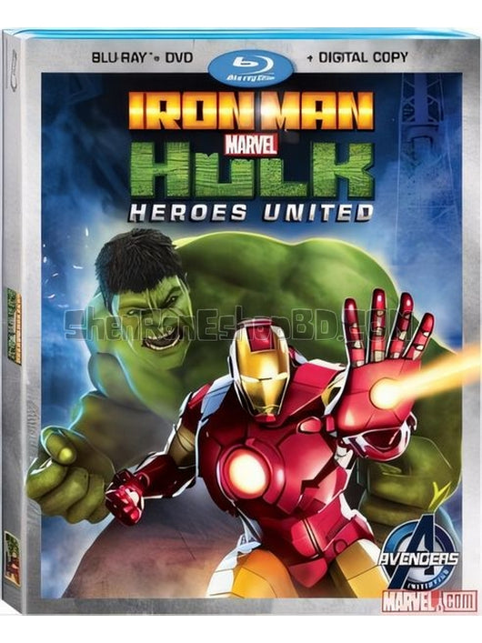 SRB17740 【鋼鐵俠與浩克：聯合戰記 Iron Man & Hulk：Heroes United】動畫 BD50G 不附粵配 附中文字幕 01碟