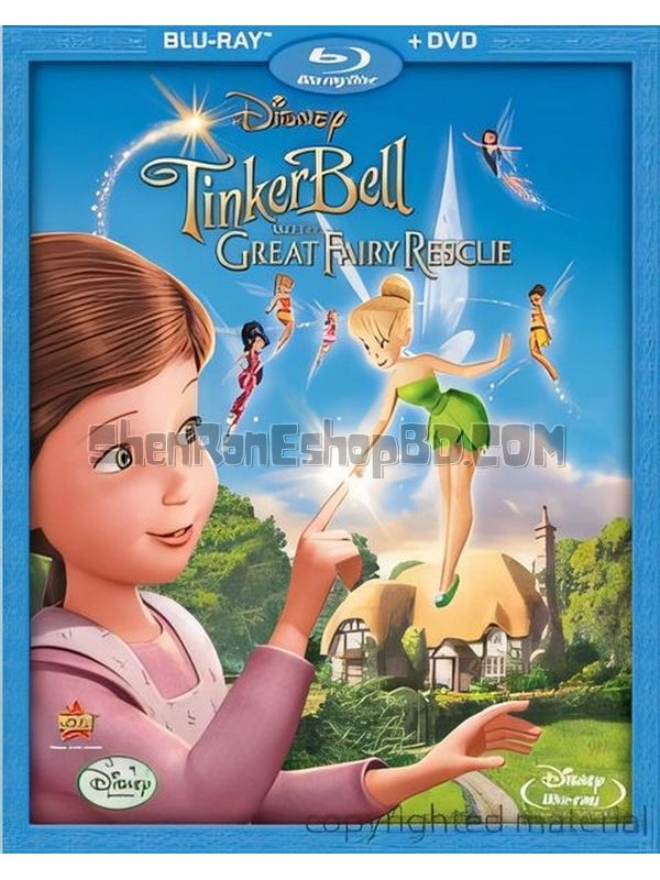 SRB17985 【小叮噹：拯救精靈大作戰/ Tinker Bell And The Great Fairy Rescue】動畫 BD50G 不附粵配 附中文字幕 01碟