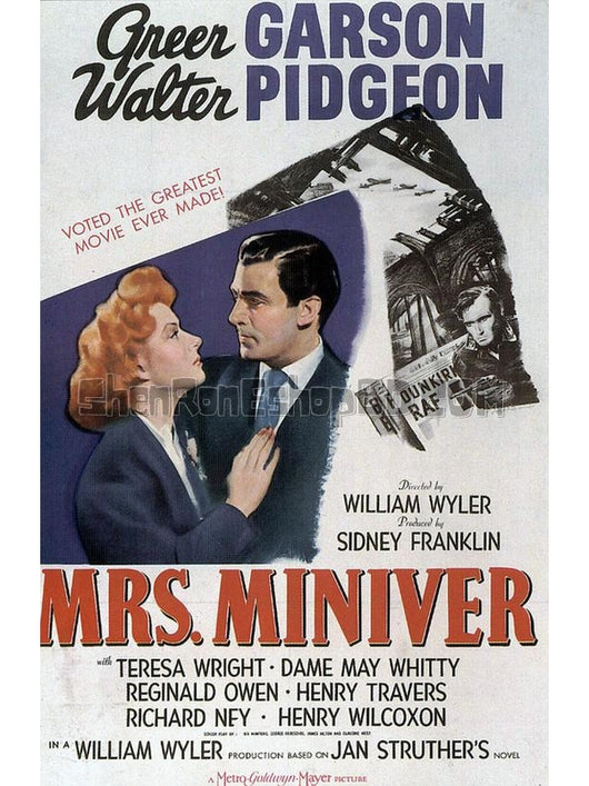 SRB18092 【忠勇之家 第15屆奧斯卡金像獎\Mrs. Miniver】電影 BD50G 不附粵配 附中文字幕 01碟