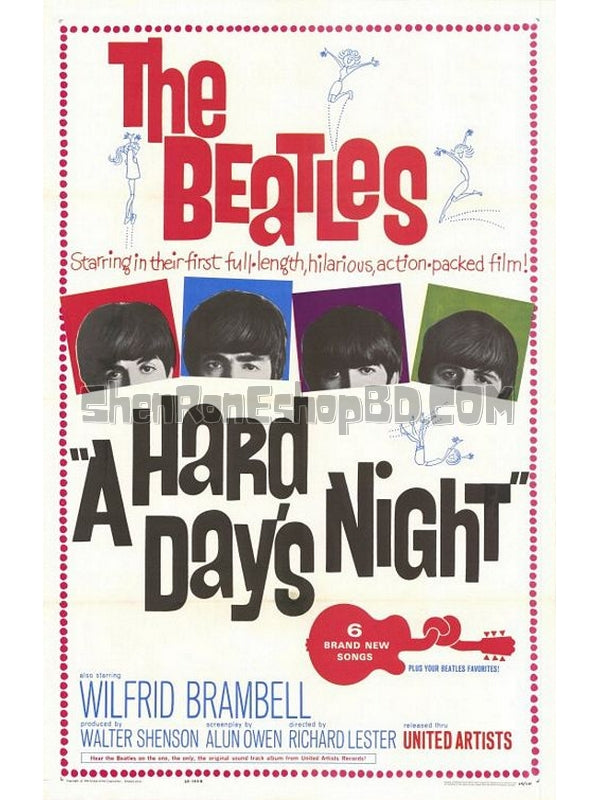 SRB18130 【一夜狂歡/ 艱難時光 A Hard Day'S Night】電影 BD50G 不附粵配 附中文字幕 01碟