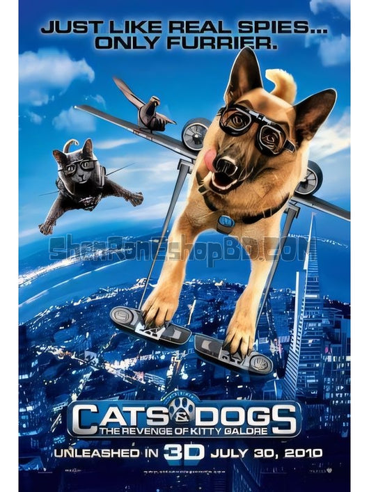 SRB18320 【貓狗大戰2：珍珠貓復仇 Cats & Dogs：The Revenge Of Kitty Galore】電影 3D 不附粵配 附中文字幕 01碟