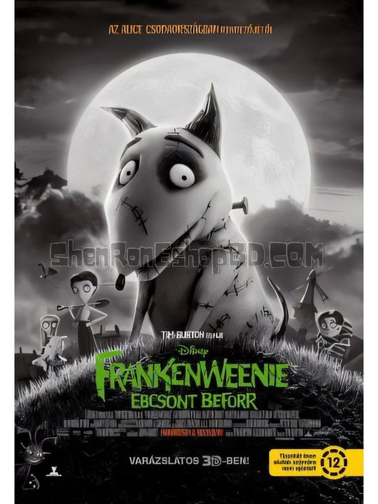 SRB18321 【科學怪狗/ 怪誕復活狗 Frankenweenie】動畫 BD50G 不附粵配 附中文字幕 01碟