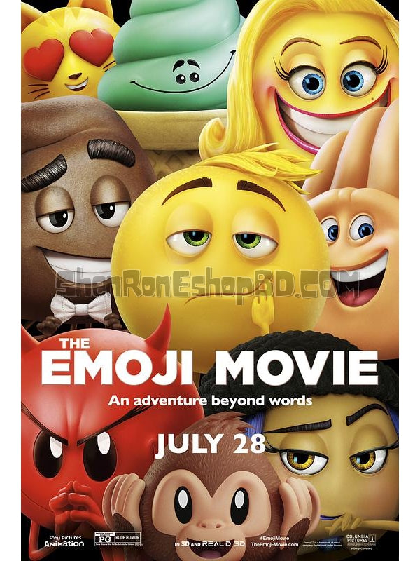 SRB18538 【表情奇幻冒險/ Emoji大電影：展現自我 The Emoji Movie】動畫 BD50G 不附粵配 附中文字幕 01碟