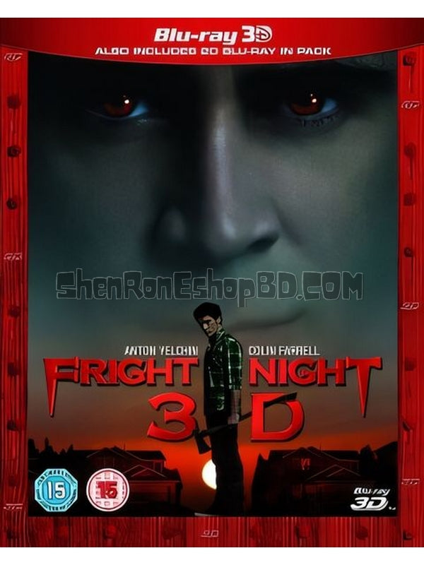 SRB18670 【新天師鬥僵屍/ 吸血鬼住在隔壁 Fright Night】電影 3D 不附粵配 附中文字幕 01碟