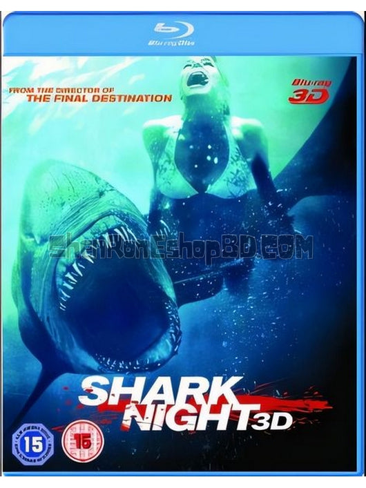 SRB18721 【鯊魚驚魂夜/ Shark Night】電影 3D 不附粵配 附中文字幕 01碟