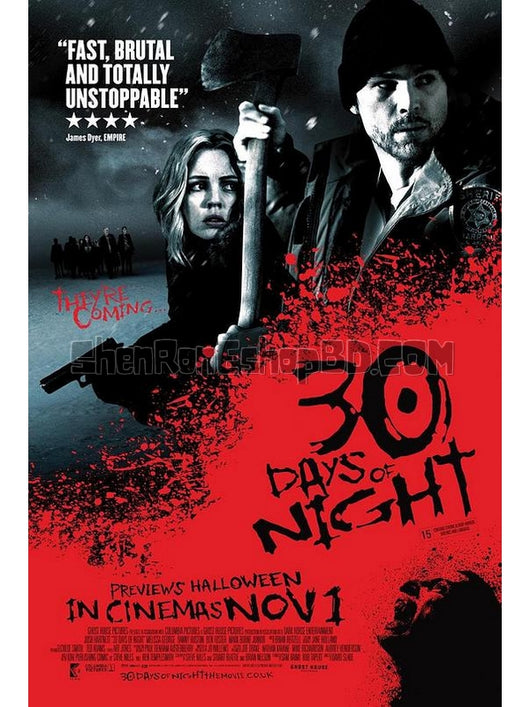 SRB20975 【三十極夜30/ 惡夜30/ 厄夜三十/ 屍城30夜 Days Of Night】電影 BD25G 不附粵配 附中文字幕 01碟