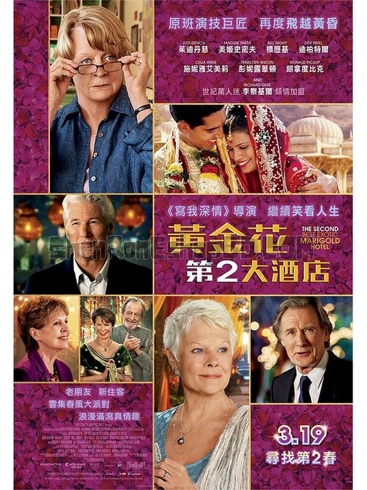 SRB21551 【涉外大飯店2/ 黃金花第2大酒店 The Second Best Exotic Marigold Hotel】劇集 BD50G 不附粵配 附中文字幕 01碟