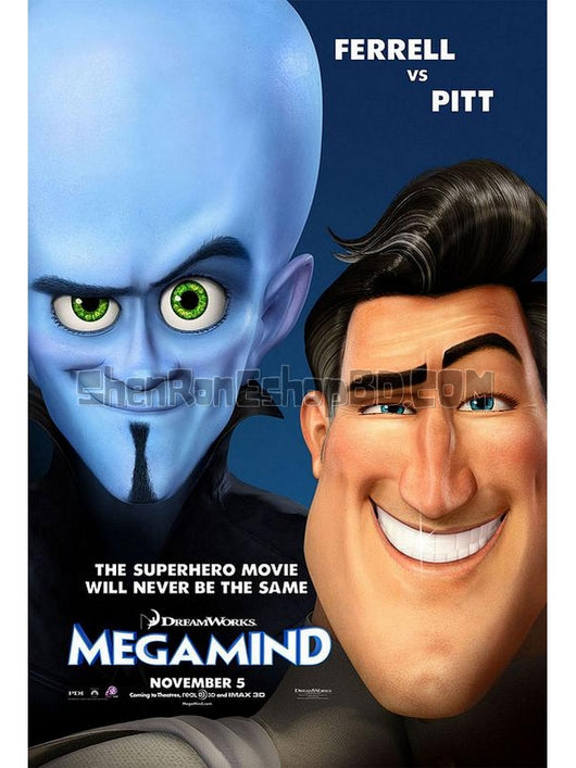 SRB21575 【超級大壞蛋/ Megamind】動畫 BD50G 不附粵配 附中文字幕 01碟