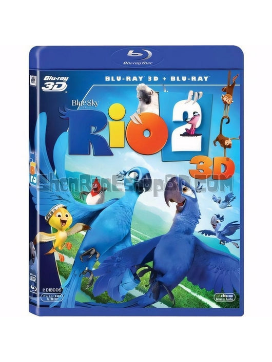 SRB02885 【裡約大冒險2 Rio 2】動畫 3D 不附粵配 不附中文字幕 01碟