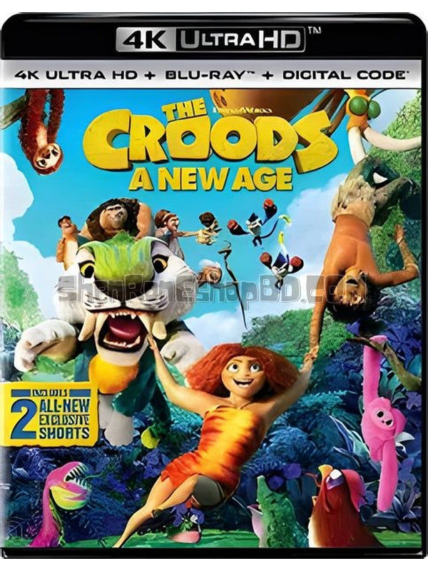 SRB22084 【瘋狂原始人2：新紀元 The Croods：A New Age】動畫 4KUHD 不附粵配 附中文字幕 01碟