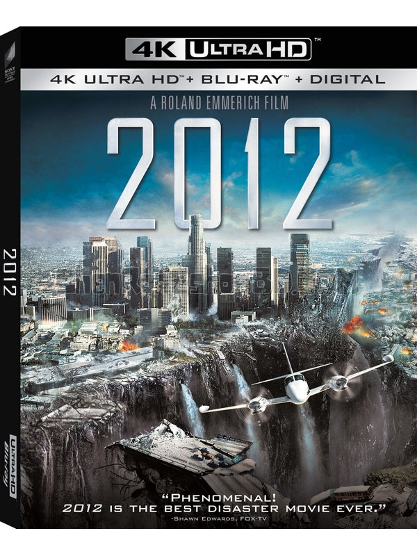 SRB22178 【2012世界末日/ 2012地球毀滅 2012】電影 4KUHD 不附粵配 不附中文字幕 01碟