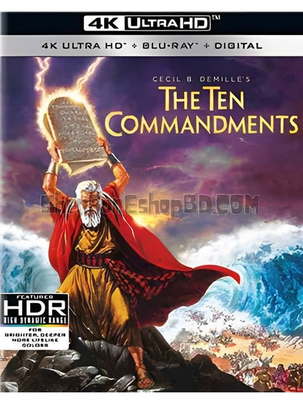 SRB22428 【十誡 The Ten Commandments】電影 4KUHD 不附粵配 附中文字幕 01碟