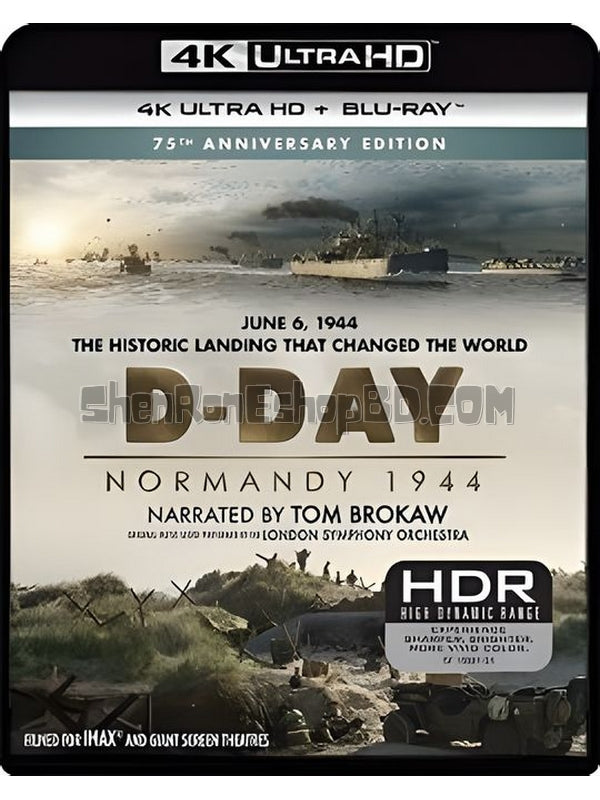 SRB22686 【登陸日, 諾曼第1944 D-Day, Normandie 1944】紀錄片 4KUHD 不附粵配 附中文字幕 01碟