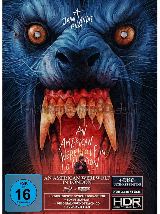 SRB22817 【美國狼人在倫敦/ 鬼追人 An American Werewolf In London】電影 4KUHD 不附粵配 附中文字幕 01碟