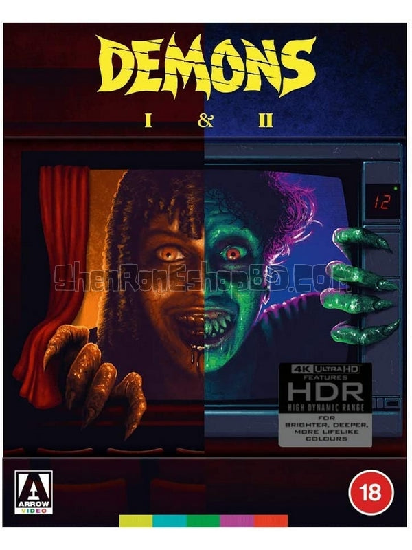 SRB22819 【群屍屠城1/ 猛鬼戲院1 Demons1‎】電影 4KUHD 不附粵配 附中文字幕 01碟