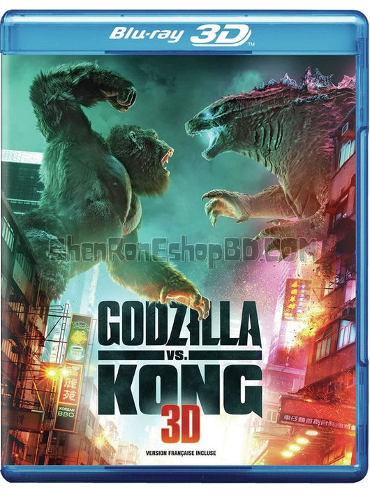 SRB23214 【哥斯拉大戰金剛 Godzilla Vs Kong】電影 3D 不附粵配 附中文字幕 01碟