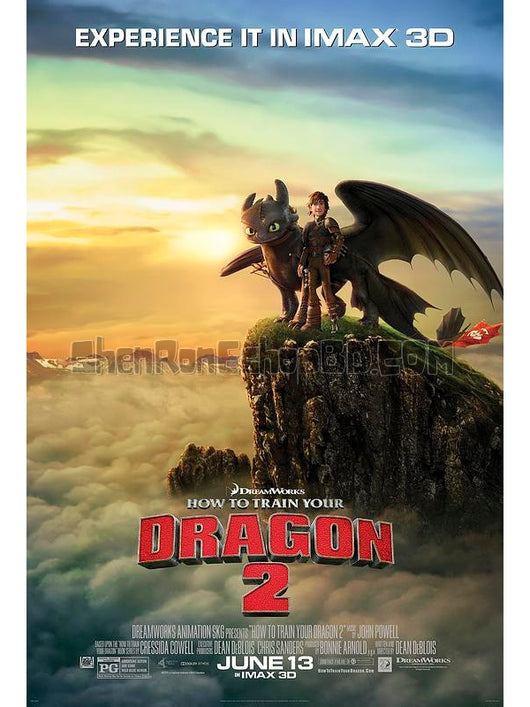 SRB03012 【馴龍高手2/ How To Train Your Dragon 2】動畫 BD25G 不附粵配 附中文字幕 01碟 正式版