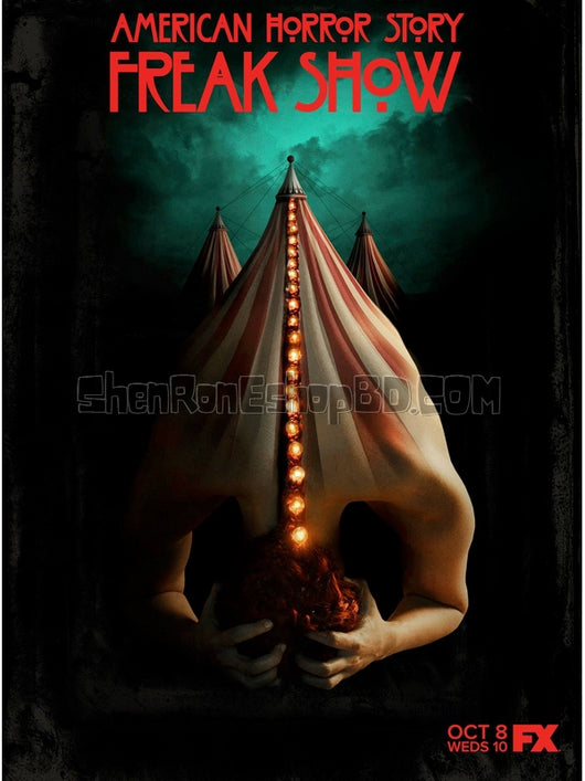 SRB23447 【美國恐怖故事：畸形秀 第四季 American Horror Story：Freak Show Season 4】劇集 BD25G 不附粵配 附中文字幕 02碟