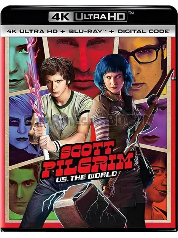 SRB23701 【歪小子斯科特對抗全世界 Scott Pilgrim Vs. The World】電影 4KUHD 不附粵配 附中文字幕 01碟