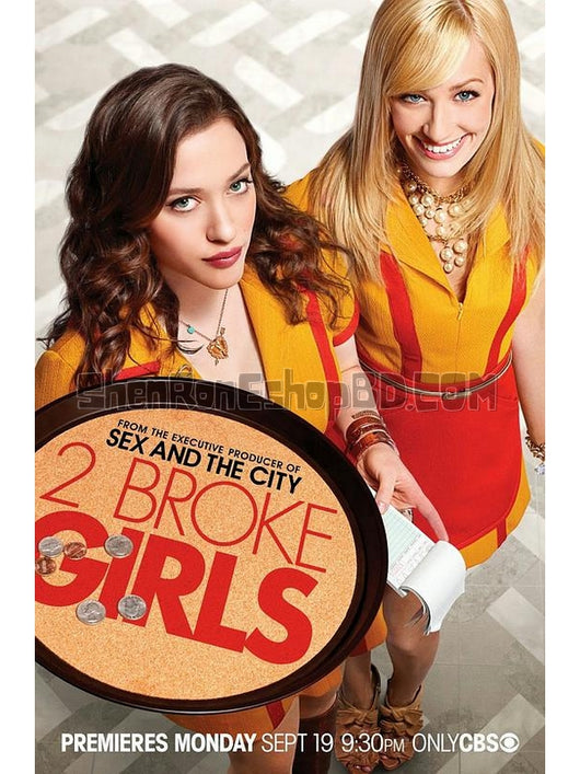 SRB24381 【破產姐妹 第一季 2 Broke Girls Season 1】劇集 BD25G 不附粵配 附中文字幕 02碟