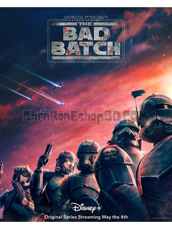 SRB24755 【星球大戰：異等小隊 第一季 Star Wars：The Bad Batch Season 1】動畫 BD25G 不附粵配 附中文字幕 02碟