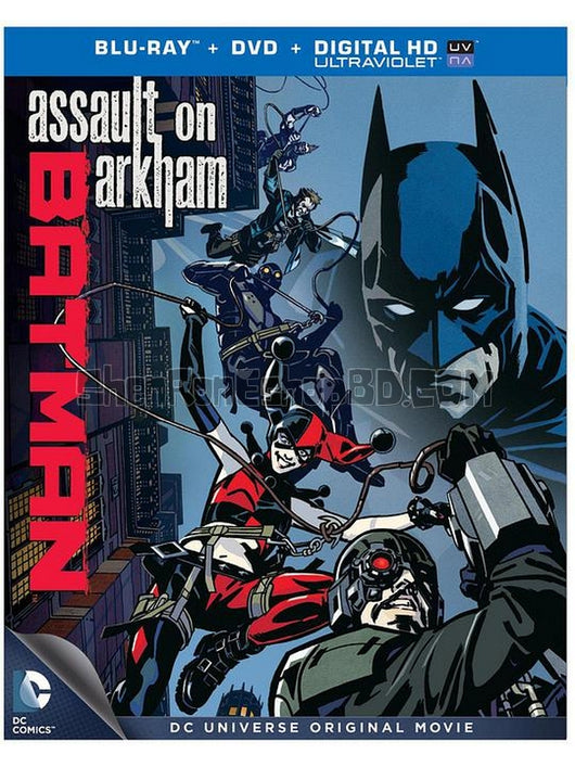 SRB24777 【蝙蝠俠：突襲阿卡姆 Batman：Assault On Arkham】動畫 BD50G 不附粵配 附中文字幕 01碟