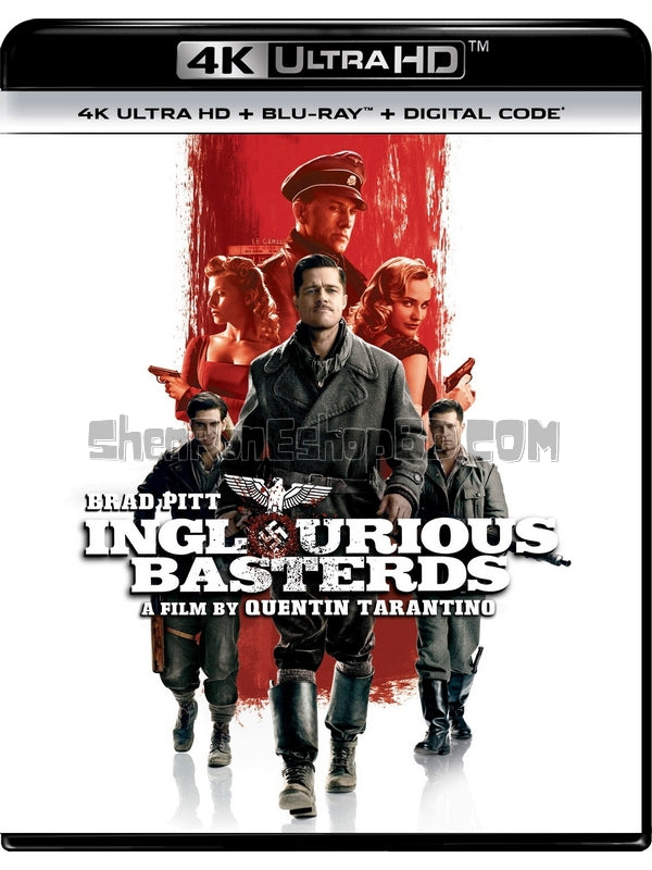 SRB24987 【無恥混蛋/ 希魔撞正殺人狂 Inglourious Basterds】電影 4KUHD 不附粵配 附中文字幕 01碟