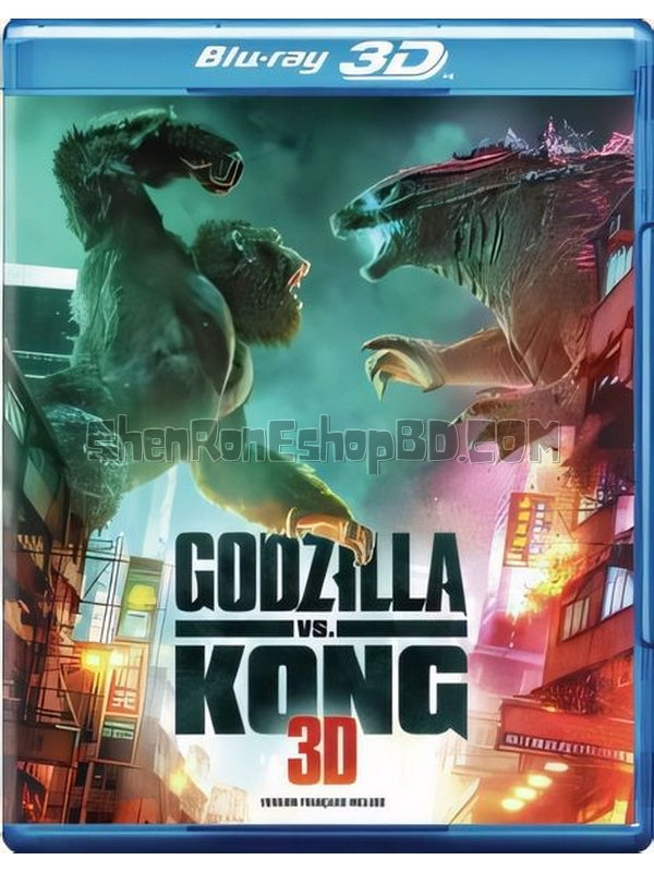 SRB25080 【哥斯拉大戰金剛 帶國配 Godzilla Vs Kong】電影 3D 不附粵配 附中文字幕 01碟