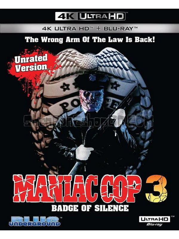 SRB25777 【鬼面公僕3/ 終極魔鬼戰警 Maniac Cop 3：Badge Of Silence】電影 4KUHD 不附粵配 附中文字幕 01碟