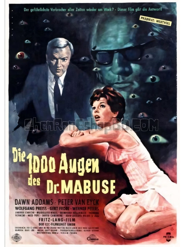 SRB25815 【馬布斯博士的一千隻眼 Die 1000 Augen Des Dr. Mabuse】電影 BD50G 不附粵配 附中文字幕 01碟