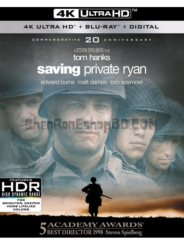 SRB26193 【拯救大兵瑞恩 Saving Private Ryan】電影 4KUHD 不附粵配 附中文字幕 02碟