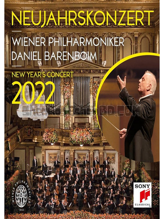 SRB26251 【2022年維也納新年音樂會 Neujahrskonzert Der Wiener Philharmoniker 2022】音樂 BD50G 不附粵配 不附中文字幕 01碟