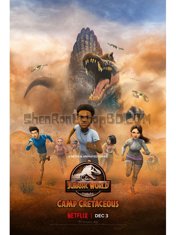 SRB26354 【侏羅紀世界：白堊紀營地 第四季 Jurassic World：Camp Cretaceous Season 4】動畫 BD25G 不附粵配 附中文字幕 01碟