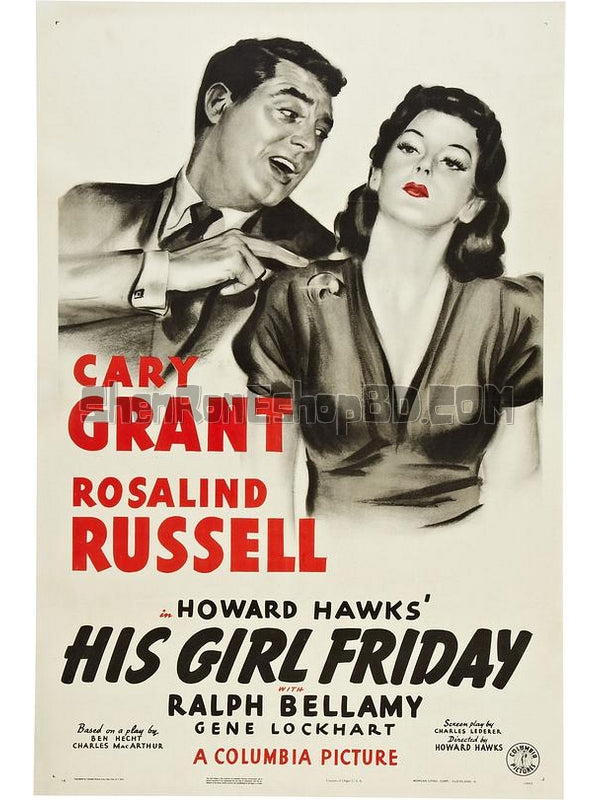 SRB27077 【女友禮拜五/ 小報妙冤家 His Girl Friday】電影 BD25G 不附粵配 附中文字幕 01碟