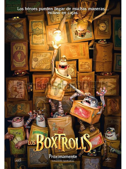 SRB03448 【盒子怪/ The Boxtrolls】電影 BD50G 不附粵配 附中文字幕 01碟