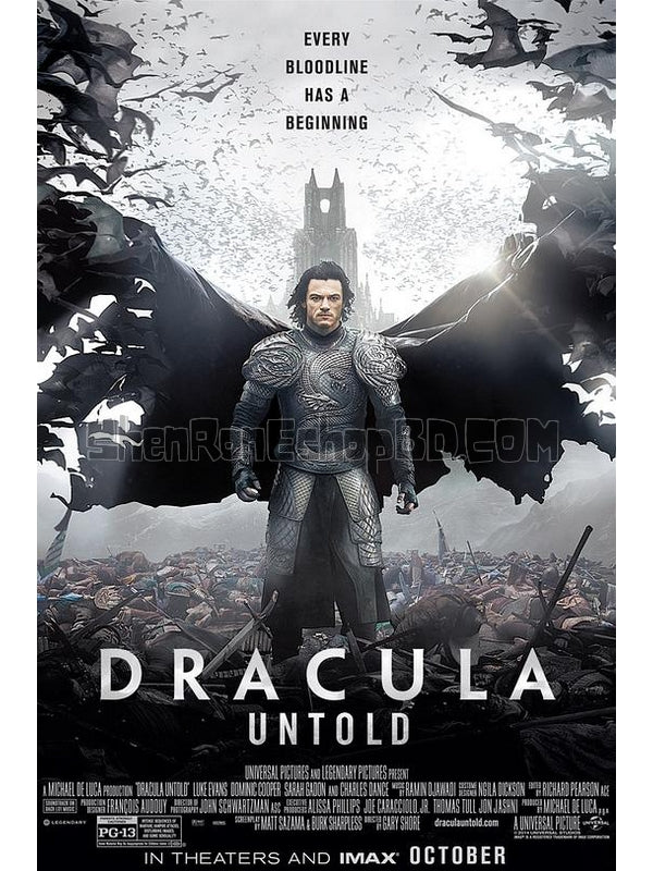 SRB03579 【德古拉元年/ Dracula Untold】電影 BD50G 不附粵配 不附中文字幕 01碟