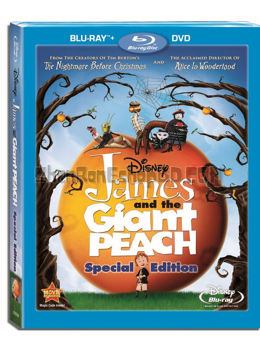 SRB28838 【詹姆斯和巨桃/ 飛天巨桃歷險記 James And The Giant Peach】動畫 BD50G 不附粵配 附中文字幕 01碟