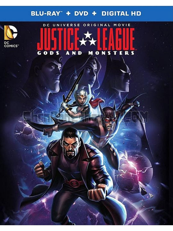 SRB29267 【正義聯盟：神魔之戰 Justice League：Gods And Monsters‎】動畫 BD25G 不附粵配 附中文字幕 01碟