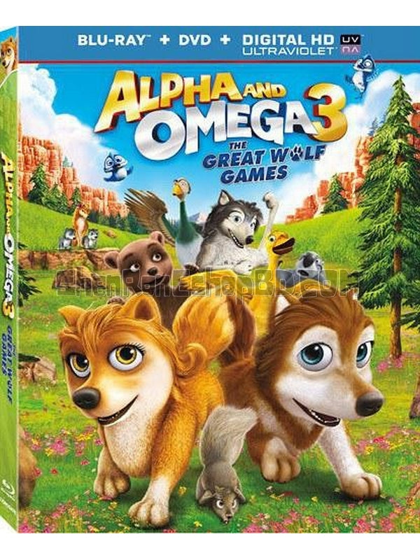 SRB03779 【叢林有情狼3：偉大的狼遊戲/ Alpha And Omega 3：The Great Wolf Games】動畫 BD25G 不附粵配 附中文字幕 01碟