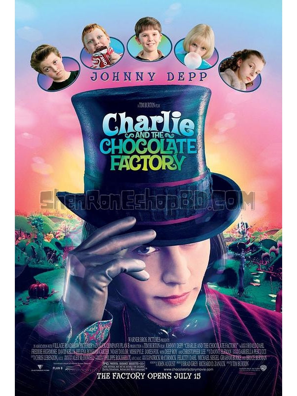 SRB30028 【查理和巧克力工廠/ 朱古力獎門人/ Charlie And The Chocolate Factory】電影 BD50G 不附粵配 附中文字幕 01碟