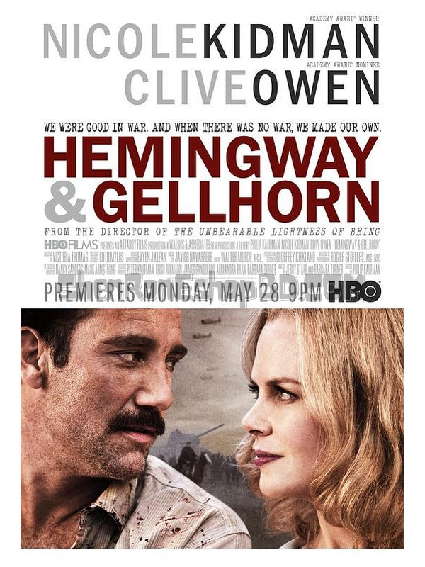 SRB30386 【海明威與蓋爾霍恩/ 戰地烽火情 Hemingway & Gellhorn】劇集 BD50G 不附粵配 附中文字幕 01碟