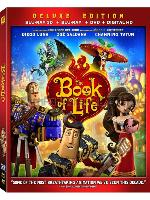 SRB31311 【生命之書/ 神魔奇緣 The Book Of Life】動畫 3D 不附粵配 附中文字幕 01碟