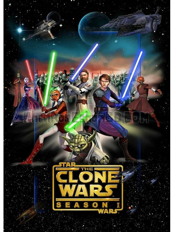 SRB31715 【星球大戰：克隆人戰爭 第一季 Star Wars：The Clone Wars Season 1】動畫 BD50G 不附粵配 附中文字幕 03碟