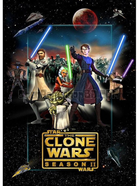 SRB31716 【星球大戰：克隆人戰爭 第二季 Star Wars：The Clone Wars Season 2】動畫 BD50G 不附粵配 附中文字幕 03碟