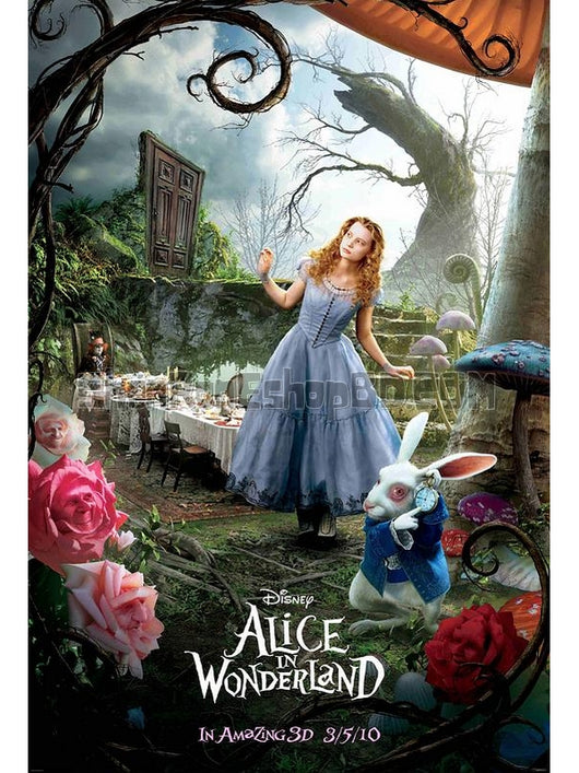 SRB04135 【愛麗絲夢遊仙境/ Alice In Wonderland】電影 BD50G 不附粵配 不附中文字幕 01碟