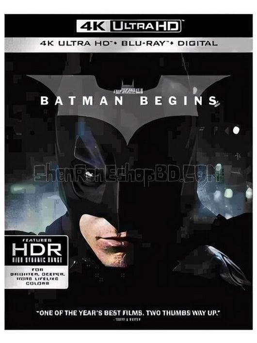 SRB32111 【蝙蝠俠5/ 蝙蝠俠前傳1：俠影之謎 Batman Begins】電影 4KUHD 不附粵配 附中文字幕 02碟