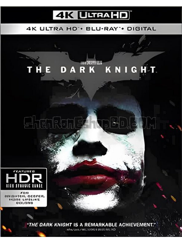 SRB32112 【蝙蝠俠6/ 蝙蝠俠前傳2：黑暗騎士 The Dark Knight】電影 4KUHD 不附粵配 附中文字幕 02碟